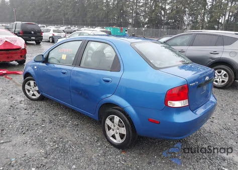 2006 Chevrolet Aveo Ls из США, поврежденный, VIN KL1TD56646B522743